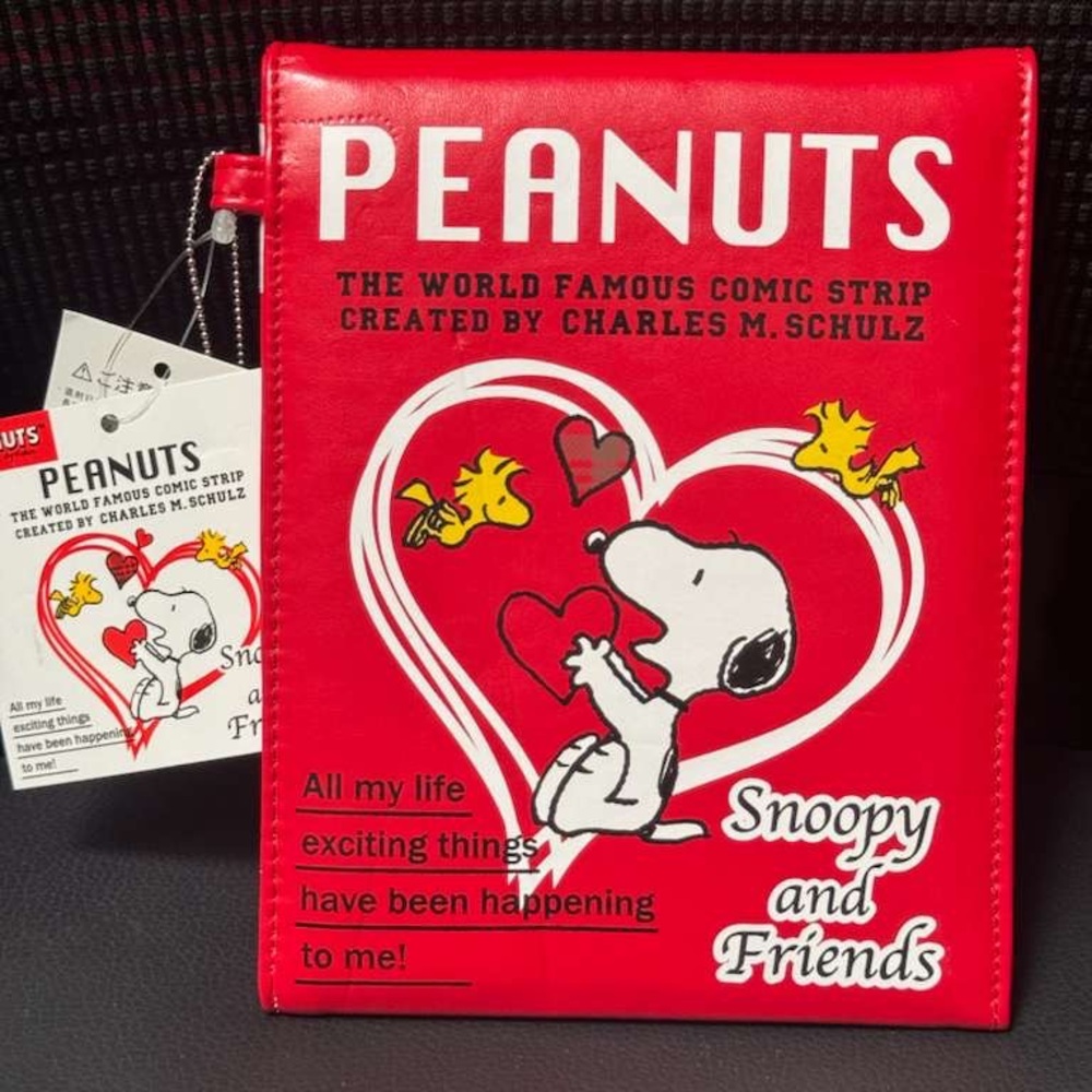 Peanuts Red Snoopy and Woodstock Mini Pocket Purse Mirror